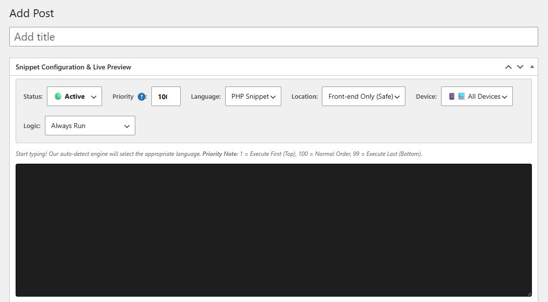 Stinoment Code Manager Interface